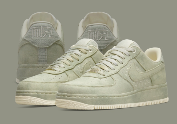 Giày Nike Air Force 1 Low 'NAI-KE Olive Canvas' DV4246-333 - Ảnh 9