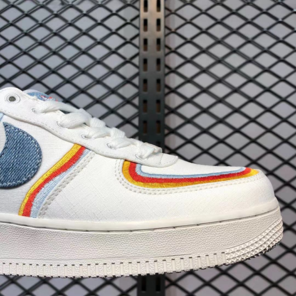 Giày Nike Wmns Air Force 1 Low 'Sail Denim Swoosh' DJ4655-133 - Ảnh 3