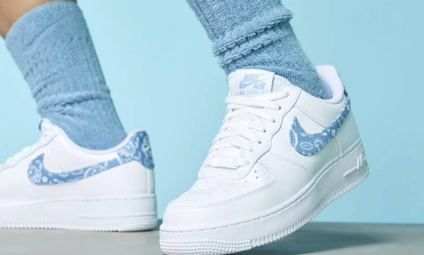 Giày Nike Wmns Air Force 1 '07 Essentials 'Blue Paisley' DH4406-100 - Ảnh 5