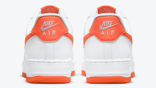 Giày Nike Air Force 1 '07 'White Team Orange' DC2911-101 - Ảnh 5