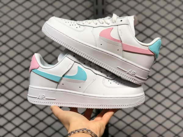 Giày Nike Wmns Air Force 1 LXX 'White Pink Aqua' DC1164-101 - Ảnh 4