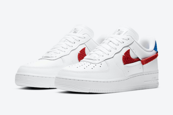 Giày Nike Air Force 1 LXX Snakeskin University Red Royal DC1164-100 - Ảnh 7