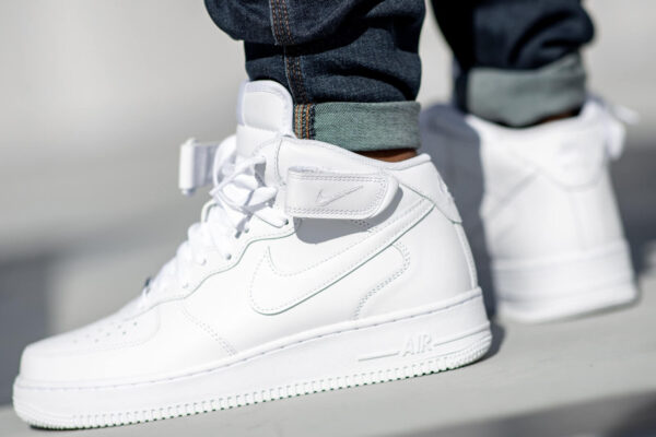 Giày Nike Air Force 1 Mid '07 'Triple White' CW2289-111 - Ảnh 7
