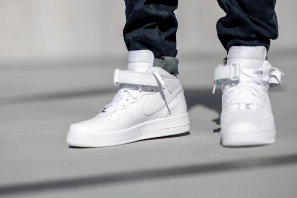 Giày Nike Air Force 1 Mid '07 'Triple White' CW2289-111 - Ảnh 4