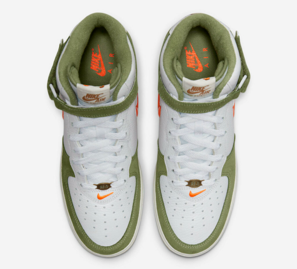 Giày Nike Air Force 1 Mid QS 'Jewel Oil Green' DQ3505-100 - Ảnh 5