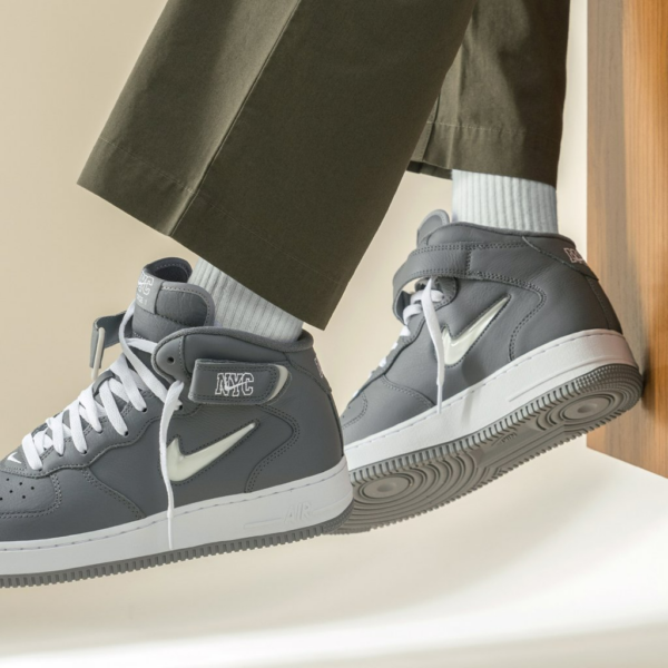 Giày Nike Air Force 1 Mid Jewel QS 'Cool Grey' DH5622-001 - Ảnh 3