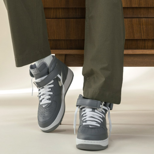 Giày Nike Air Force 1 Mid Jewel QS 'Cool Grey' DH5622-001 - Ảnh 2