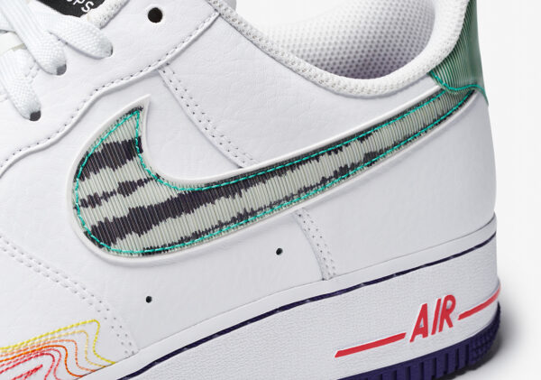 Giày Nike Air Force 1 Music DeAaron Fox Brittney Griner CW6015-100 - Ảnh 5