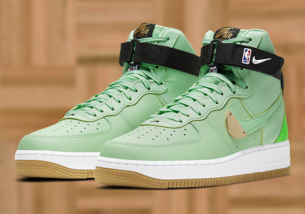 Giày Nike NBA x Air Force 1 High 'Green' CT2306-300 - Ảnh 4