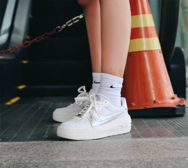 Giày Nike Air Force 1 PLTAFORM 'Summit White' DJ9946-101 - Ảnh 6