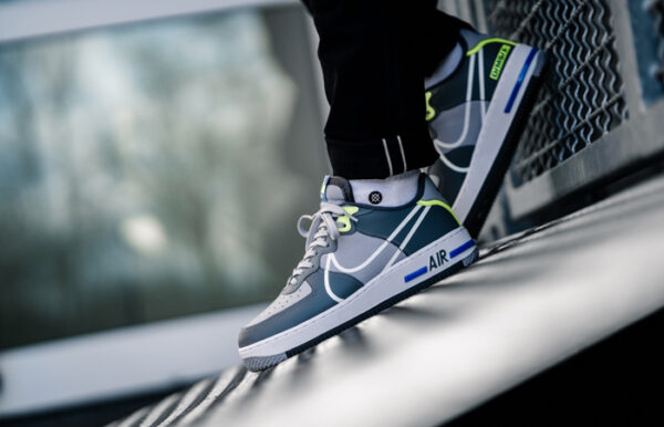 Giày Nike Air Force 1 React 'Wolf Grey' CD4366-002 - Ảnh 4