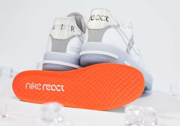 Giày Nike Air Force 1 React White Light Bone CQ8879-100 - Ảnh 3