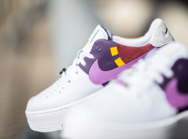 Giày Nike Wmns Air Force 1 Sage Low LX 'Grey Dark Orchid' BV1976-003 - Ảnh 5