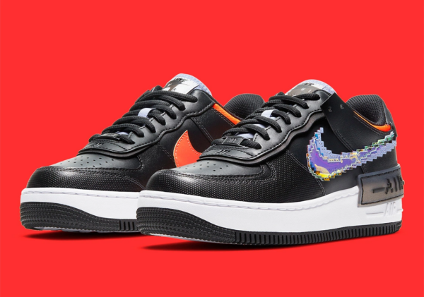 Giày Nike Air Force 1 Shadow SE 'Pixel Swoosh Off Noir' CV8480-001 - Ảnh 6