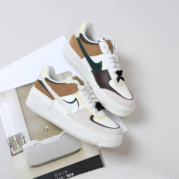 Giay Nike Air Force 1 Shadow ‘Black Bow’ FB1857-111