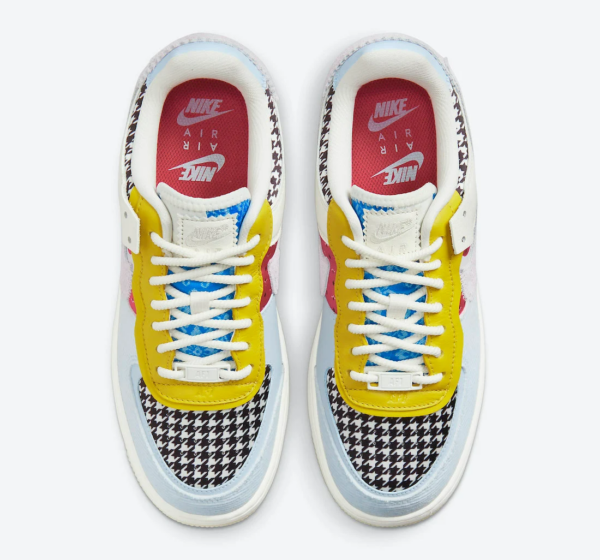 Giày Nike Wmns Air Force 1 Shadow 'Patchwork' DM8076-100 - Ảnh 2