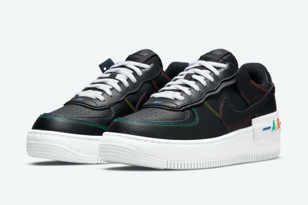 Giày Nike Air Force 1 Shadow “Multi Stitch” DJ5998-001 - Ảnh 4