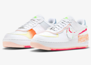 Giay Nike Air Force 1 Low Shadow 'White Pink Orange' DV1364-111