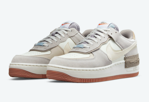 Giày Nike Wmns Air Force 1 Shadow 'Sail Pale Ivory' DO7449-111 - Ảnh 10
