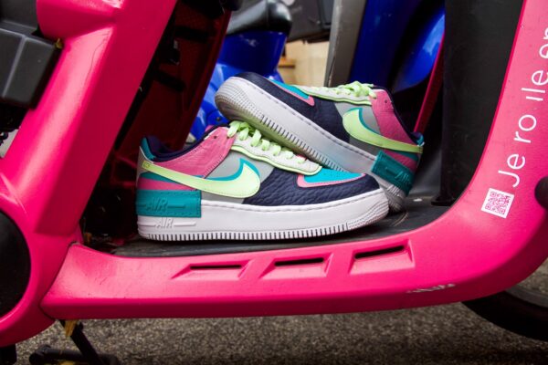 Giày Nike Air Force 1 Shadow Barely Volt Oracle Aqua CK3172-001 - Ảnh 7