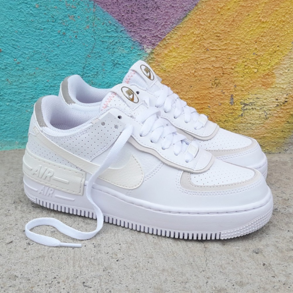 Giày Nike Wmns Air Force 1 Shadow 'White Atomic Pink' CZ8107 100 - Ảnh 2