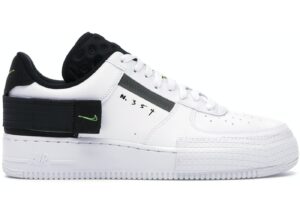 Giày Nike Air Force 1 Type White Black Volt AT7859-101