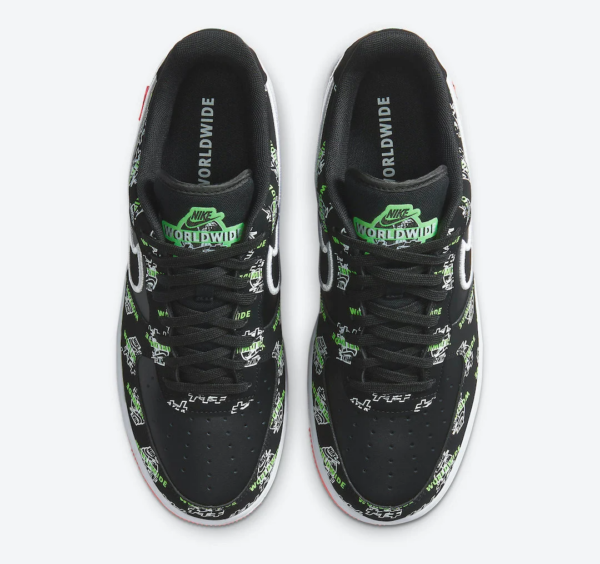Giày Nike Air Force 1 '07 LV8 'Worldwide Katakana Black' DA1343-003 - Ảnh 5