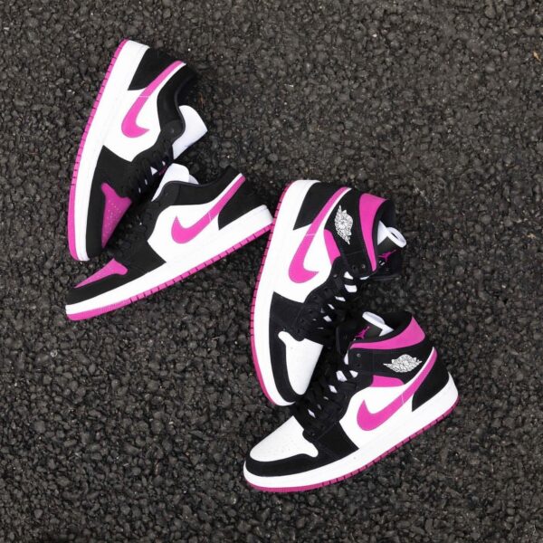Giày Nike Wmns Air Jordan 1 'Black Cactus Flower' DC0774-005 - Ảnh 4