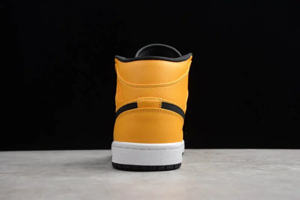 Giày Nike Air Jordan 1 Mid 'University Gold' 554724-700 - Ảnh 6