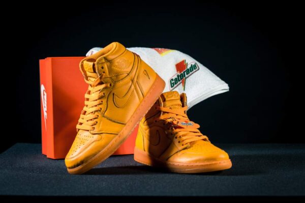 Giày Nike Air Jordan 1 Retro High Gatorade 'Orange Peel' AJ6000-880 - Ảnh 4