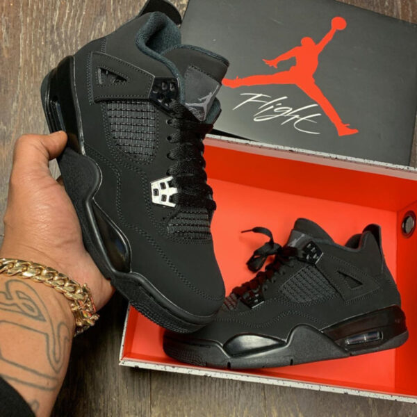 Giày Nike Air Jordan 4 Retro 'Black Cat' 2020 CU1110-010 - Ảnh 2