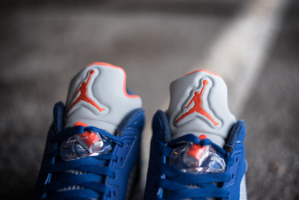 Giày Nike Air Jordan 5 Retro Low 'Knicks' 819171-417 - Ảnh 7
