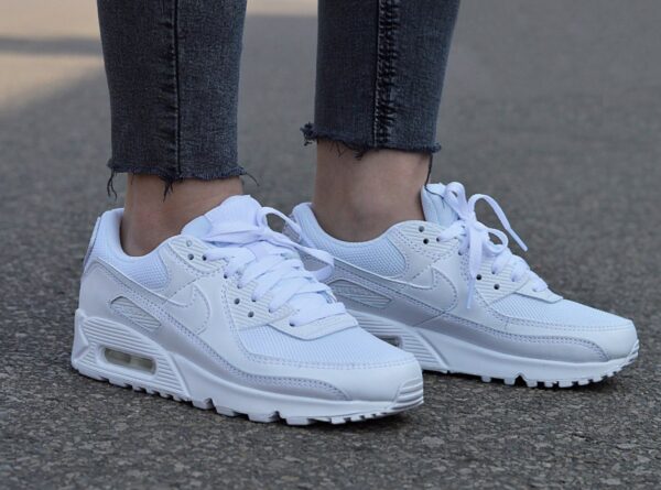 Giày Nike Wmns Air Max 90 'White' CQ2560-100 - Ảnh 2