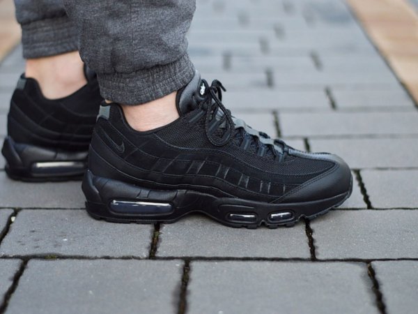 Giày Nike Air Max 95 Essential 'Triple Black'  AT9865-001 - Ảnh 5