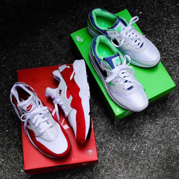 Giày Nike Air Huarache Run 'DNA CH.1 University Red'  AR3864-100 - Ảnh 2
