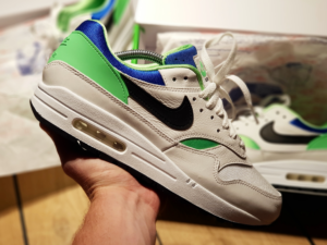 Alternative view of Giày Nike Air Max 1 DNA CH.1 Pack Huarache Green Royal AR3863-100