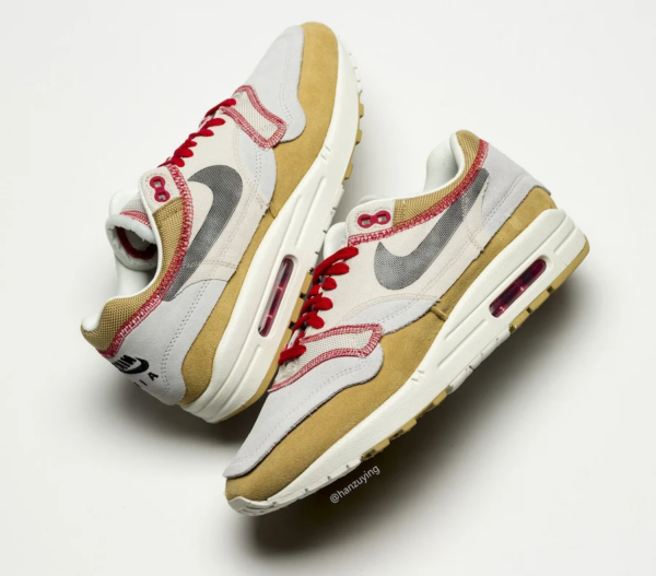 Giày Nike Air Max 1 Inside Out Club 'Gold Black' 858876-713 - Ảnh 6
