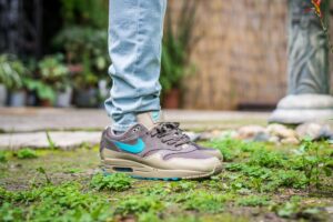 Alternative view of Giày Nike Air Max 1 PRM 'Ridgerock Turbo Green Khaki' 875844-200