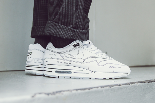 Giày Nike Air Max 1 Tinker 'Sketch to Shelf White' CJ4286-100 - Ảnh 7