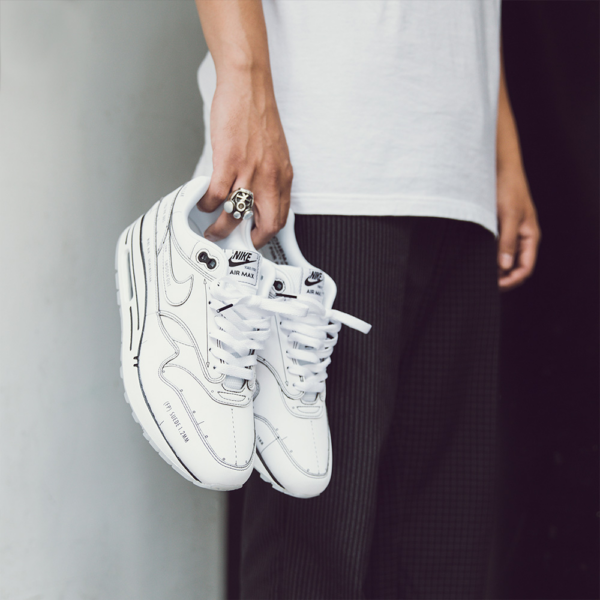 Giày Nike Air Max 1 Tinker 'Sketch to Shelf White' CJ4286-100 - Ảnh 2