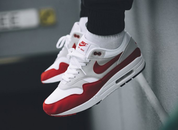 Giày Nike Air Max 1 OG 'Anniversary Red' 908375-100 - Ảnh 7