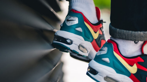Giày Nike Air Max 2 Light SP 'Red Navy Emerald' BV1359-600 - Ảnh 5