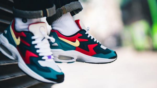 Giày Nike Air Max 2 Light SP 'Red Navy Emerald' BV1359-600 - Ảnh 6