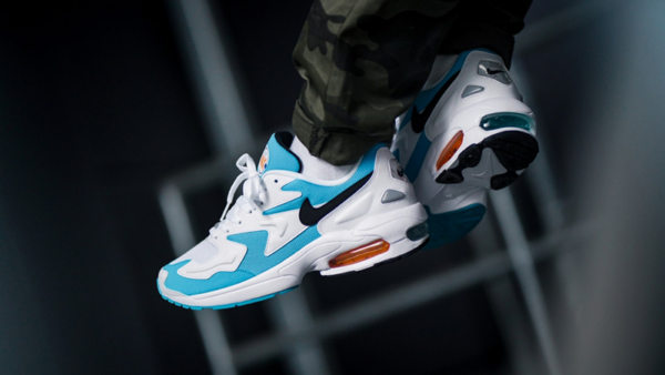 Giày Nike Air Max 2 Light OG 'Blue Lagoon' AO1741-100 - Ảnh 6