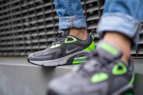 Giày Nike Air Max 200 Winter 'Thunder Grey Electric Green' BV5485-002 - Ảnh 4