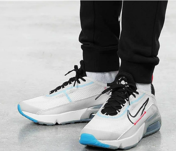 Giày Nike Air Max 2090 GS 'Pure Platinum' CJ4066-100 - Ảnh 3