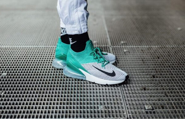 Giày Nike Air Max 270 Flyknit 'Clear Emerald' AH6803-300 - Ảnh 4