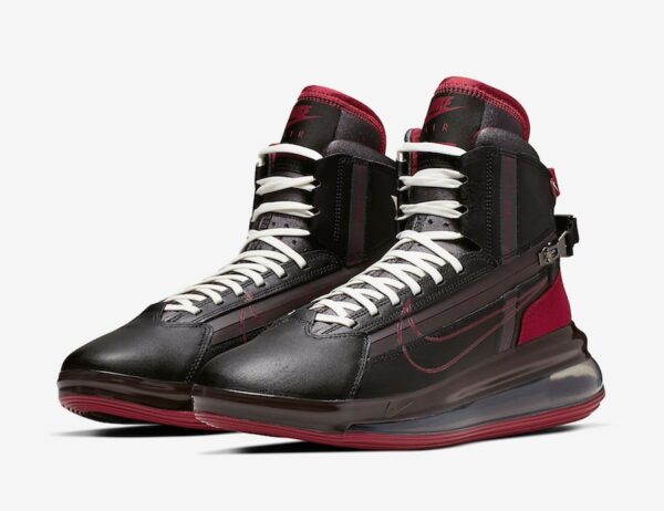 Giày Nike Air Max 720 Saturn 'Black Team Red' AO2110-004 - Ảnh 3