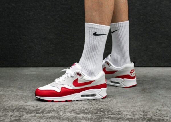 Giày Nike Air Max 90 'White University Red' AQ1273-100 - Ảnh 6