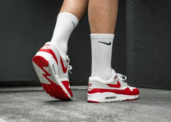 Giày Nike Air Max 90 'White University Red' AQ1273-100 - Ảnh 5
